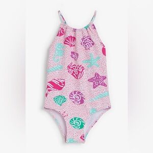 Hatley 'Abstract Sea Life' Swimsuit & Shorts Set